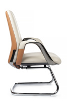 Изображение кресло rv design napoli-sf (yzpn-yr022) кожа бежевая / кэмел